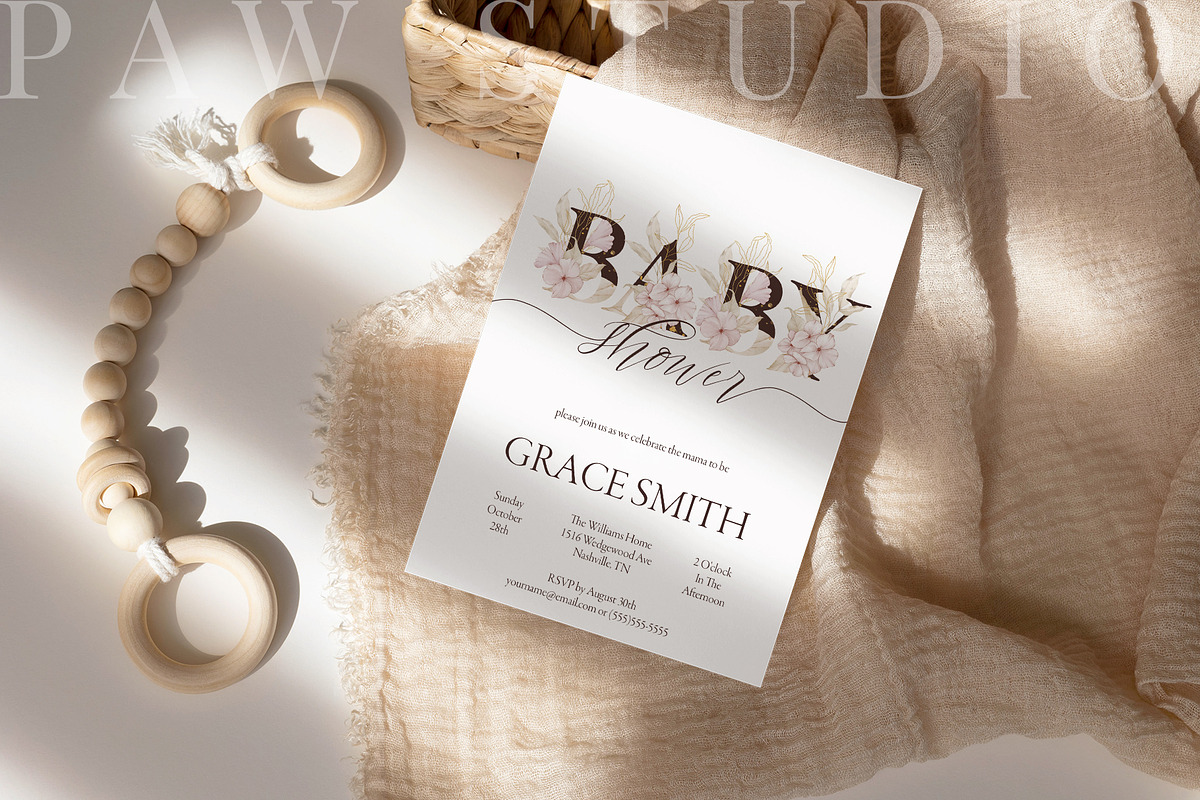 Card Mockup 5x7 Online Edit Canva, a Product Mockup by PawMockups 2 (Photo 4 of 6)