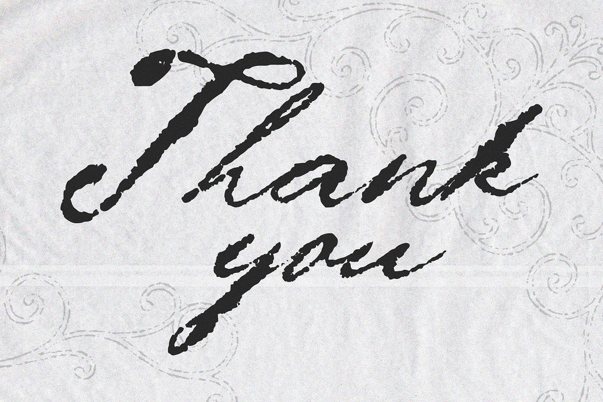 Chapter One Textured Vintage Scrip, a Script Font by AnMark (Photo 12 of 12)