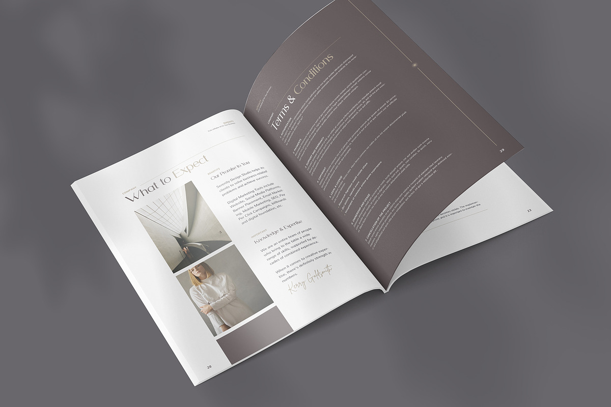 Services & Pricing Guide -Canva/Indd, a Brochure Template by Imagination Area (Photo 9 of 11)