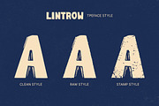 Lintrow - Linocut Style Typeface, a Sans Serif Font by Youthlabs Studio (Thumbnail 3 of 15)