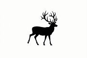 Deer Silhouette Bundle, an Illustration by Designer_Momina (Thumbnail 6 of 7)