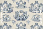 Toile de Jouy Seamless Vector, a Pattern Graphic by one-touch (Thumbnail 1 of 10)