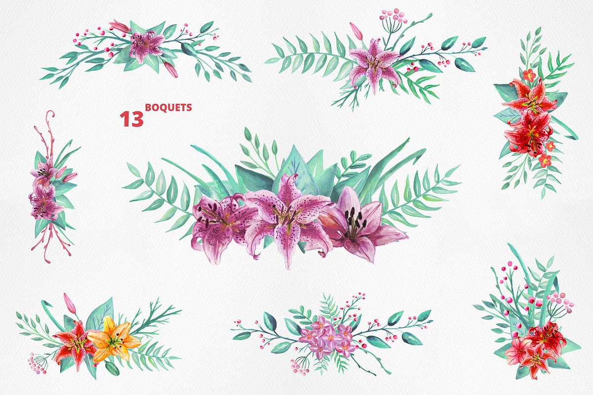 Lilly Alphabet Graphic Set, an Illustration by Rad Fonts (Photo 7 of 12)