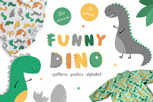 Funny Dino. Kids collection