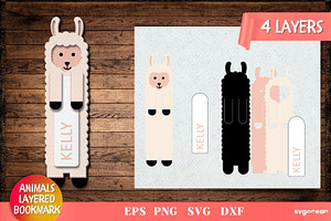 Animals Bookmark SVG Bundle