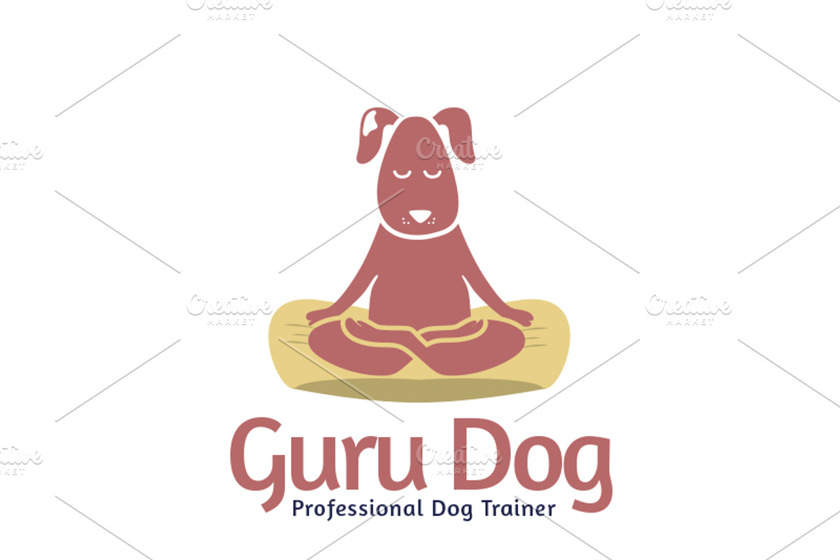 Guru Dog Logo, a Branding & Logo Template by Zlaws (Photo 2 of 5)