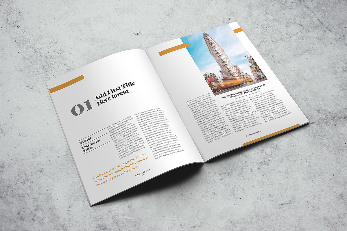 Lifestyle Magazine Indesign Template, a Magazine Template by Luuqas Design (Photo 3 of 17)