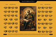 Keyzora Luxury Typeface, a Serif Font by alit design (Thumbnail 7 of 20)
