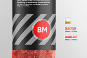 Cervelat Sausage Mockup, a Packaging Mockup by BlackMockup (Thumbnail 3 of 15)