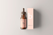 Amber Glass Dropper Bottle Mockups, a Cups & Container Mockup by pmvch (Thumbnail 6 of 20)