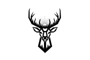 Artistic Geometric Deer Head Bundle, an Illustration by yasushie (Thumbnail 18 of 31)