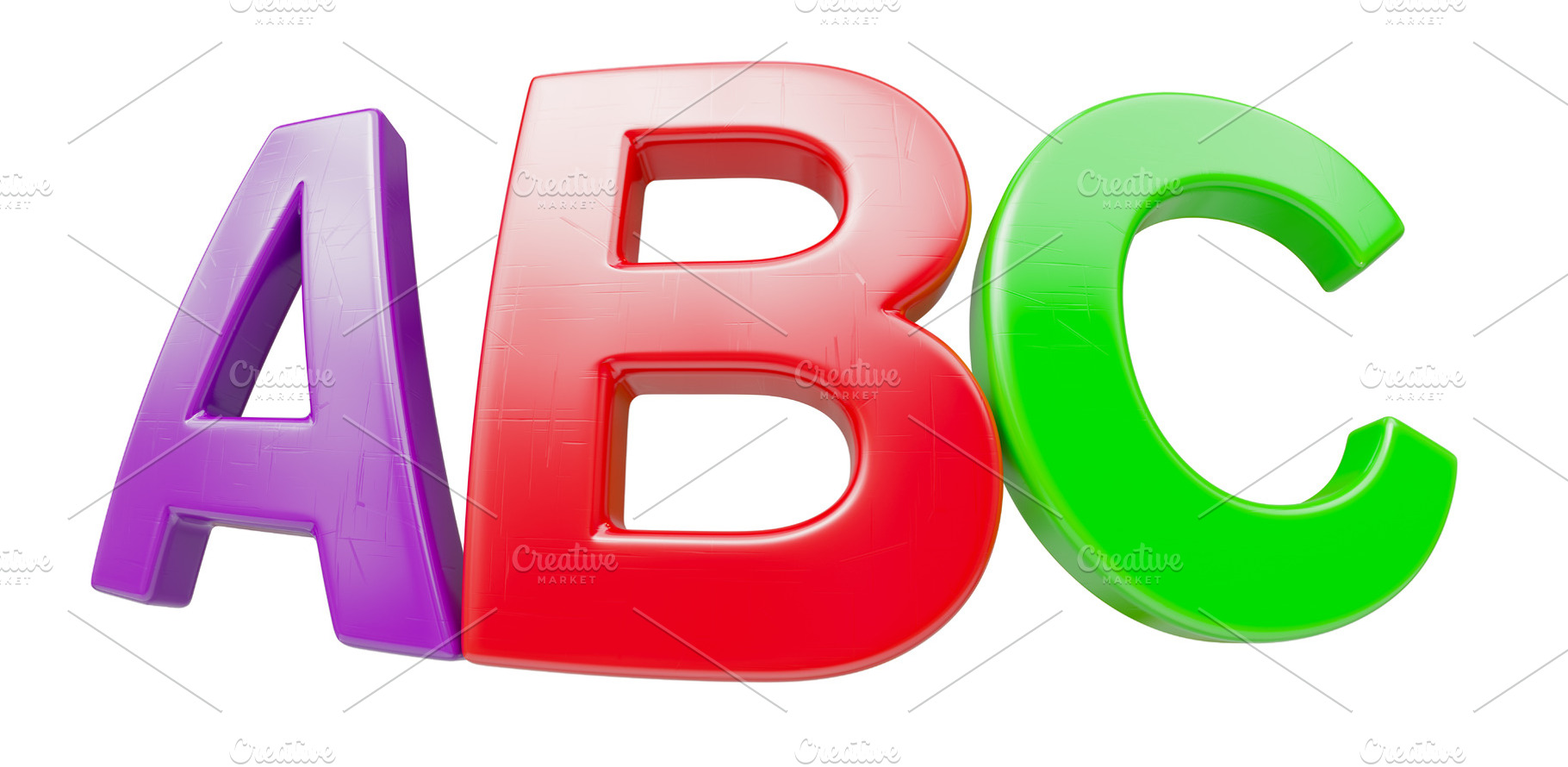 Plastic Letters ABC Fisheye Lens, a School & Education Photo by Andy Dean Photography