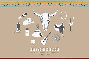 South Western Vector Icon Set