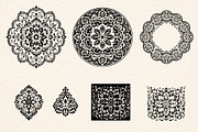 Floral Lace Frames & Ornament Bundle, an Object Graphic by Christine Krahl (Thumbnail 13 of 24)