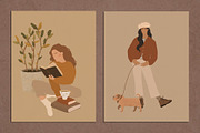 8 Autumn Vibes Abstract Posters, a Decorative Illustration by Miracles Everywhere (Thumbnail 2 of 6)
