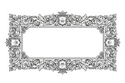Vintage Rectangle Frame SVG Bundle, an Illustration by Designs_River (Thumbnail 3 of 31)