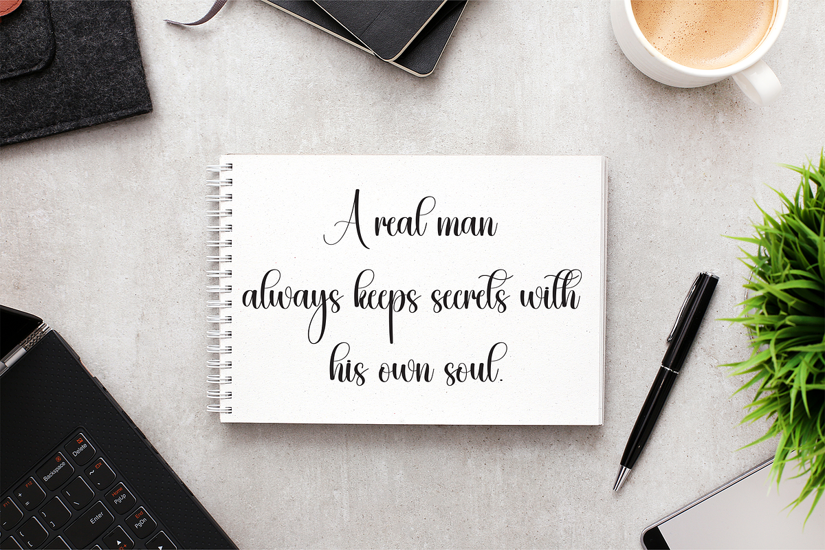 Babycute | Script Font, a Handwritten Font by Scratchones (Photo 4 of 9)