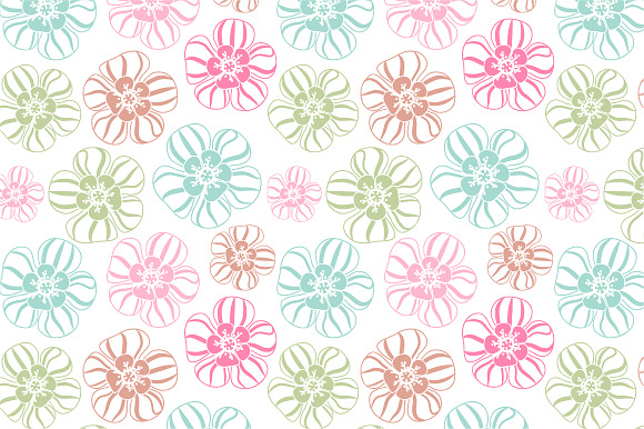 Seamless Pattern Spring
