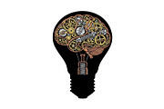 Creative Brain Light Bulb Bundle, an Object Illustration by Designs_River (Thumbnail 13 of 29)