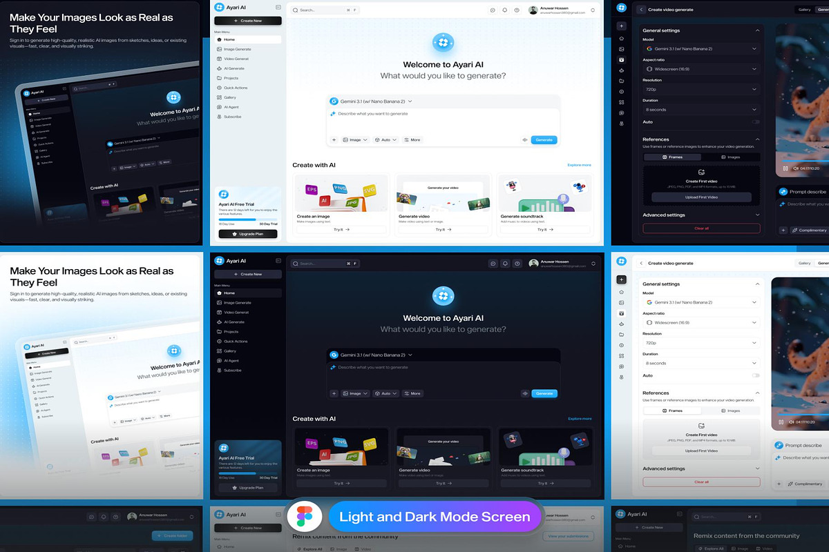AI-Powered Image Generate UI kits, an UI Kit Template by Lumina_ui_ux202 (Photo 6 of 7)