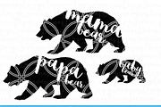 Mama Bear, Papa Bear & Baby Bear SVG, an Illustration by SavanasDesign (Thumbnail 1 of 4)