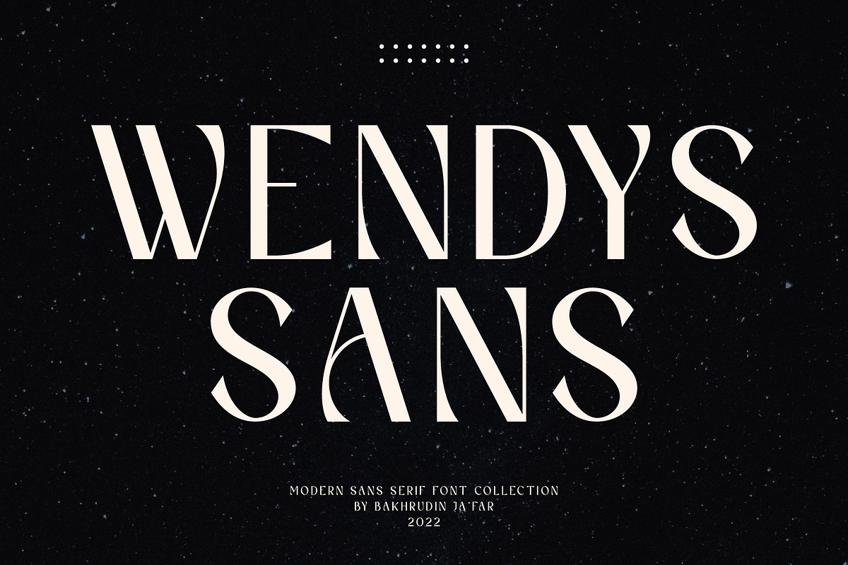 Wendys | Modern and chic Sans Serif, a Sans Serif Font by roomspace creative lab (Photo 13 of 14)