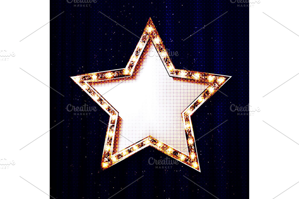 Star shaped gold frame, a Graphic by Aromeo (Photo 2 of 2)