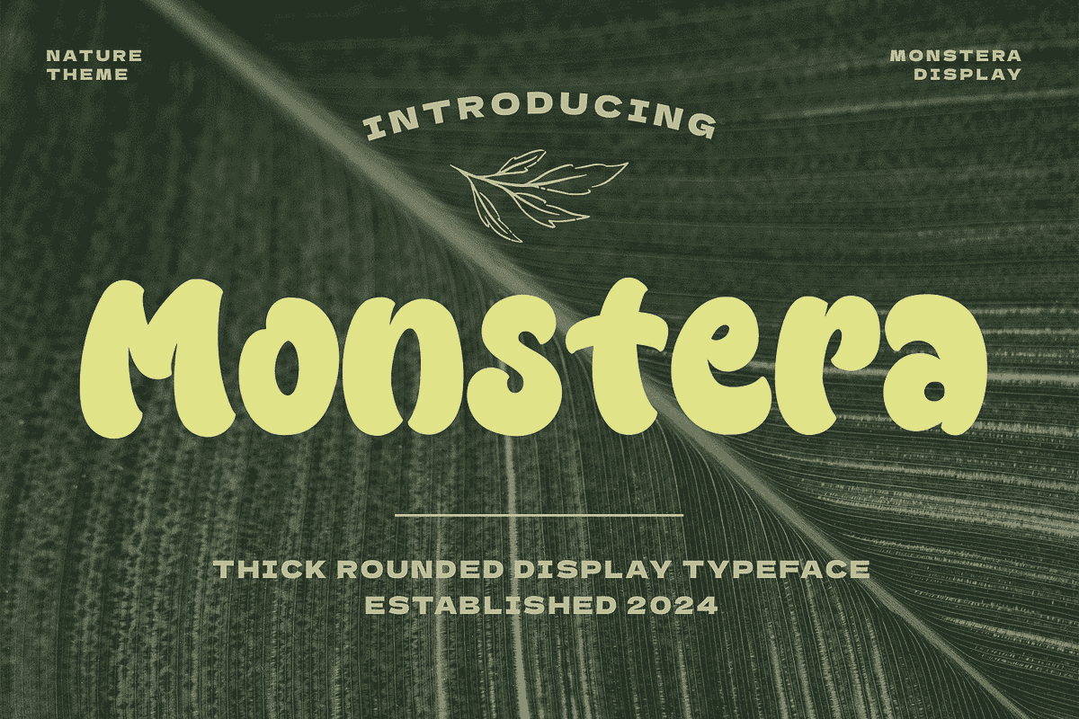 MONSTERA, a Handwritten Font by Mozatype (Photo 1 of 10)