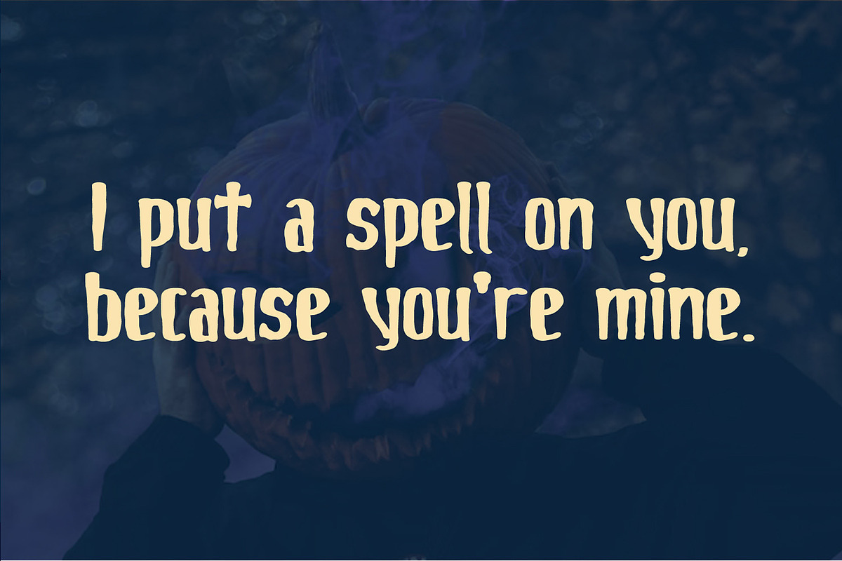Frightening Scary Halloween, a Handwritten Font by TrimStudio (Photo 4 of 8)