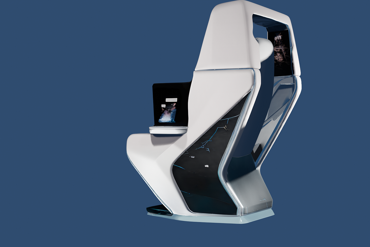 Sci-Fi Space Command Chair, a Furniture 3D Model by Temer (Photo 5 of 15)