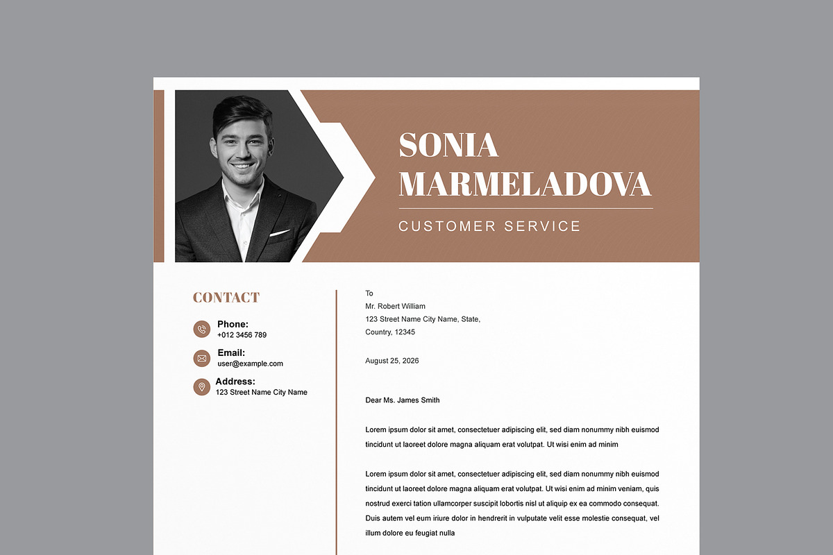 Resume Template, a Resume Template by MightyDesign (Photo 4 of 8)