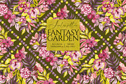 Rich Watercolor Floral Pattern, a Pattern Graphic by SirenaArt (Thumbnail 1 of 17)