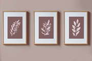 Minimalist Plant Modern Posters Set, a Print Template by MalyskaStudio (Thumbnail 1 of 9)