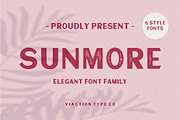 VT Sunmore - Elegant Font, a Sans Serif Font by ViactionType (Thumbnail 2 of 10)