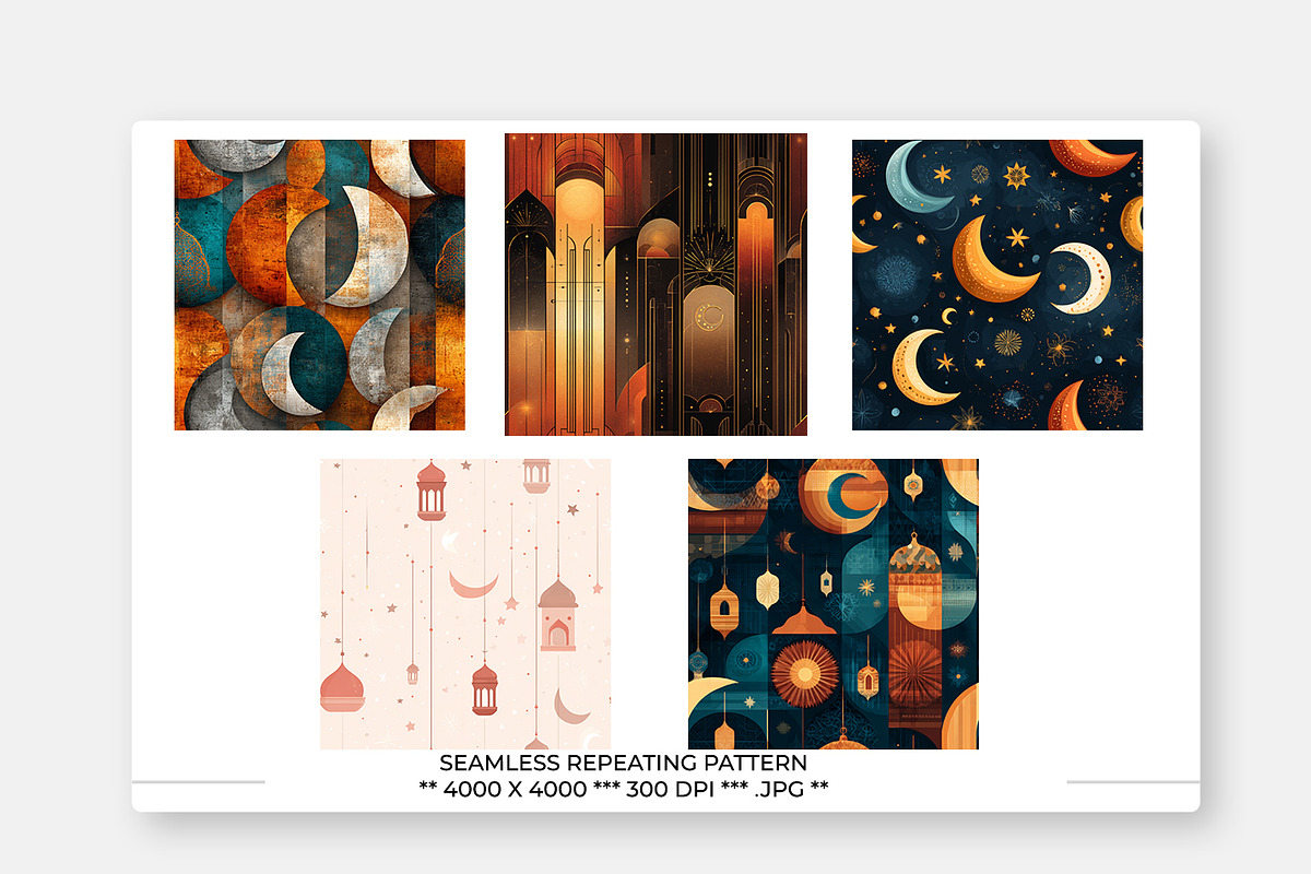 Eid Design Bundle, a Pattern Graphic by karenfoleyphoto (Photo 3 of 6)