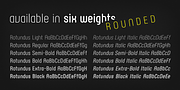 Rotundus Rounded, a Sans Serif Font by dayflash (Thumbnail 2 of 5)