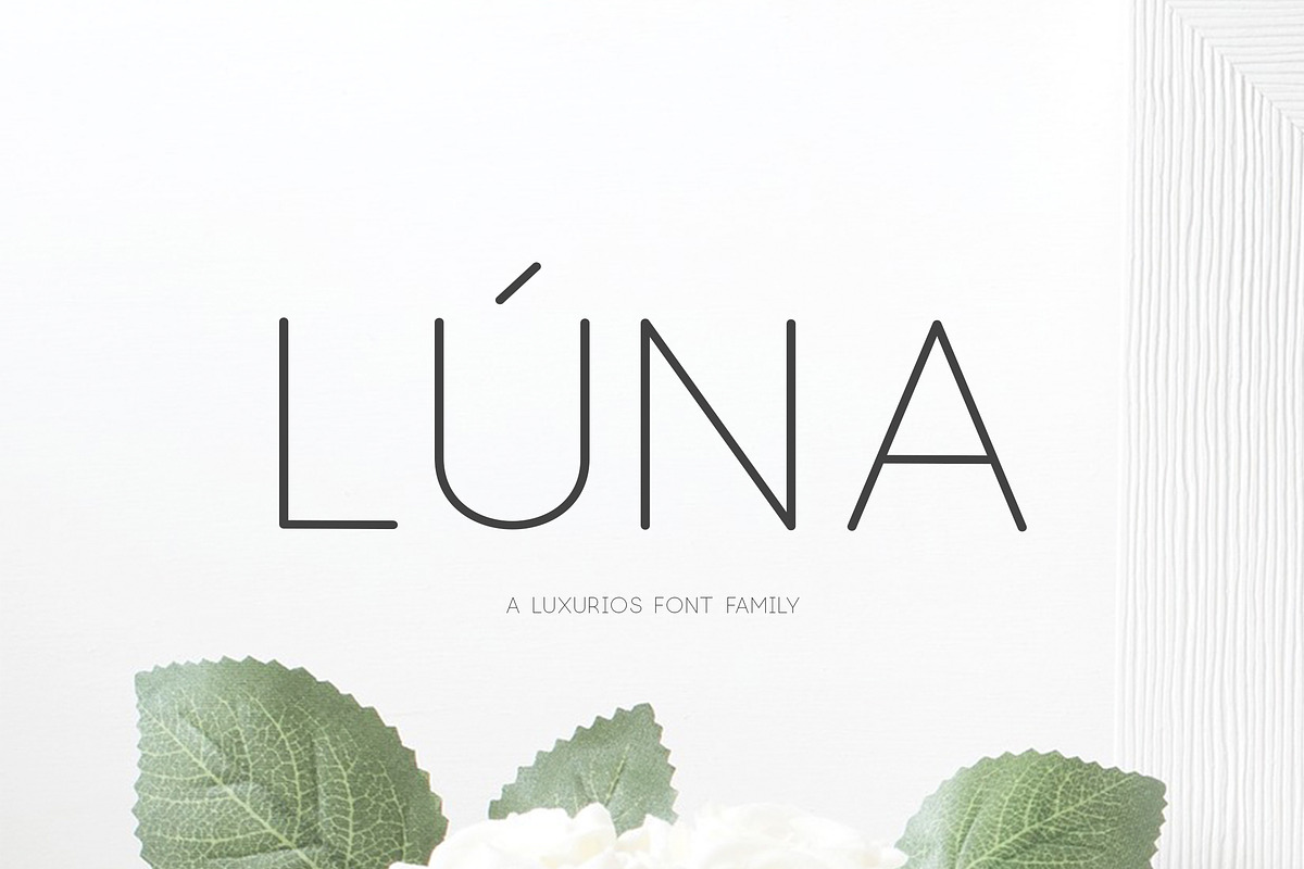 (NEW) Lúna - A Luxurios Font Family, a Sans Serif Font by Graphicfresh (Photo 10 of 10)