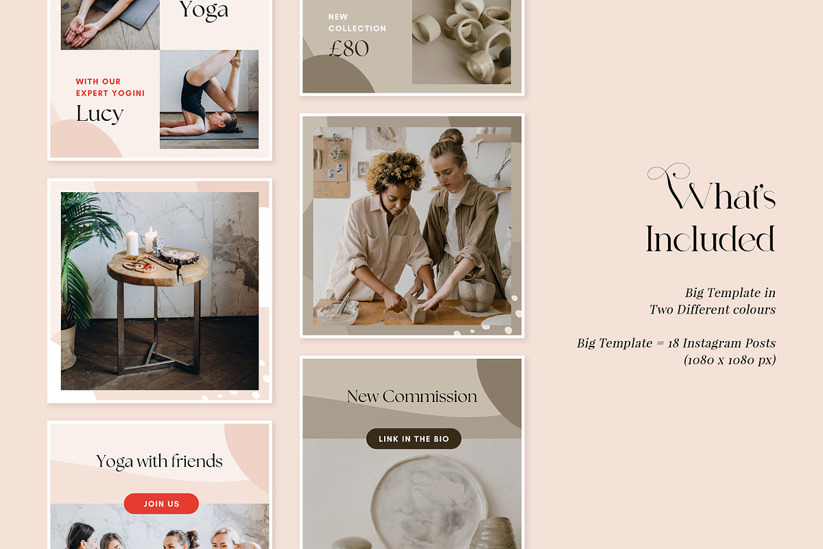 Instagram Puzzle Template in CANVA, a Social Media Template by RWstudio (Photo 7 of 8)