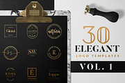 Elegant Logo Pack VOL 1, a Branding & Logo Template by GraphicDash (Thumbnail 1 of 7)
