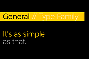 General Font Family, a Sans Serif Font by Juraj Chrastina (Thumbnail 3 of 5)