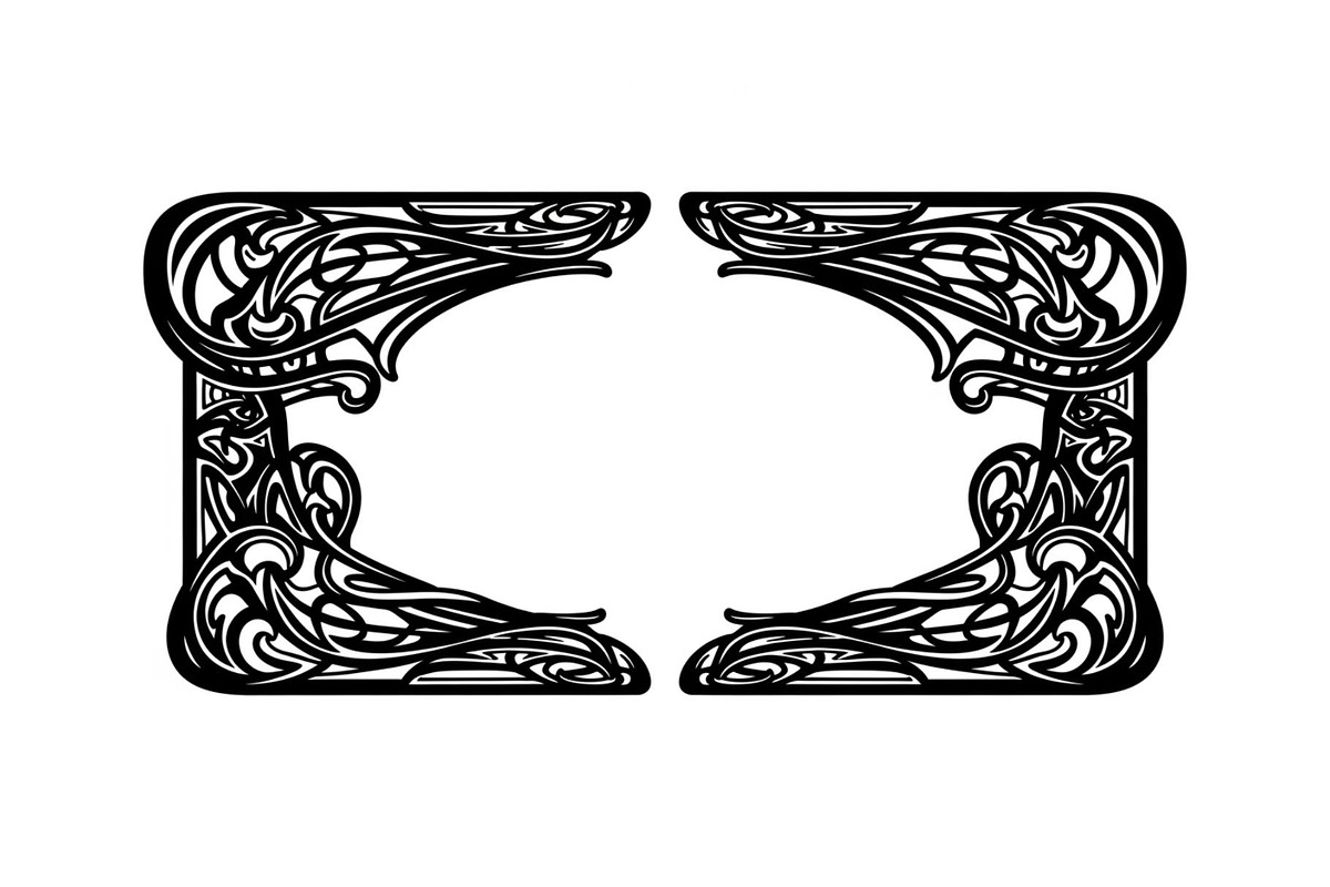 Vintage Ornamental Frame Bundle, an Illustration by hafijul (Photo 8 of 51)