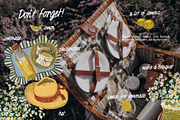 Picnic illustrations summer clipart, an Object Illustration by Vero Arts (Thumbnail 3 of 10)