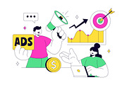10 Advertising Vector Illustration, a Technology Illustration by denayunebgt (Thumbnail 4 of 4)