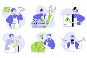 120 Flat Vector Illustrations, an Illustration by alexdndz (Thumbnail 15 of 21)