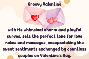 Groovy Valentine - Handwritting