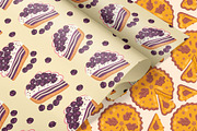 Pies & Pastries patterns clipart, a Food Illustration by Carpet Tapete Pretzel (Thumbnail 10 of 15)