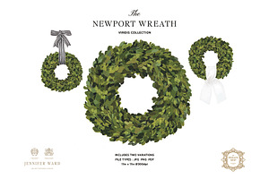Newport ~ License for One Event, an Illustration by Jennifer Ward Studio