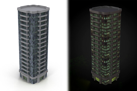 skyscraper_1, an Architecture 3D Model by AndrewWhite