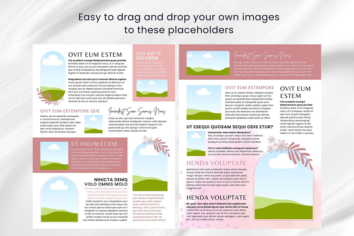 Wedding Canva Newsletter Template, an Email Template by PixelCraft (Photo 11 of 16)