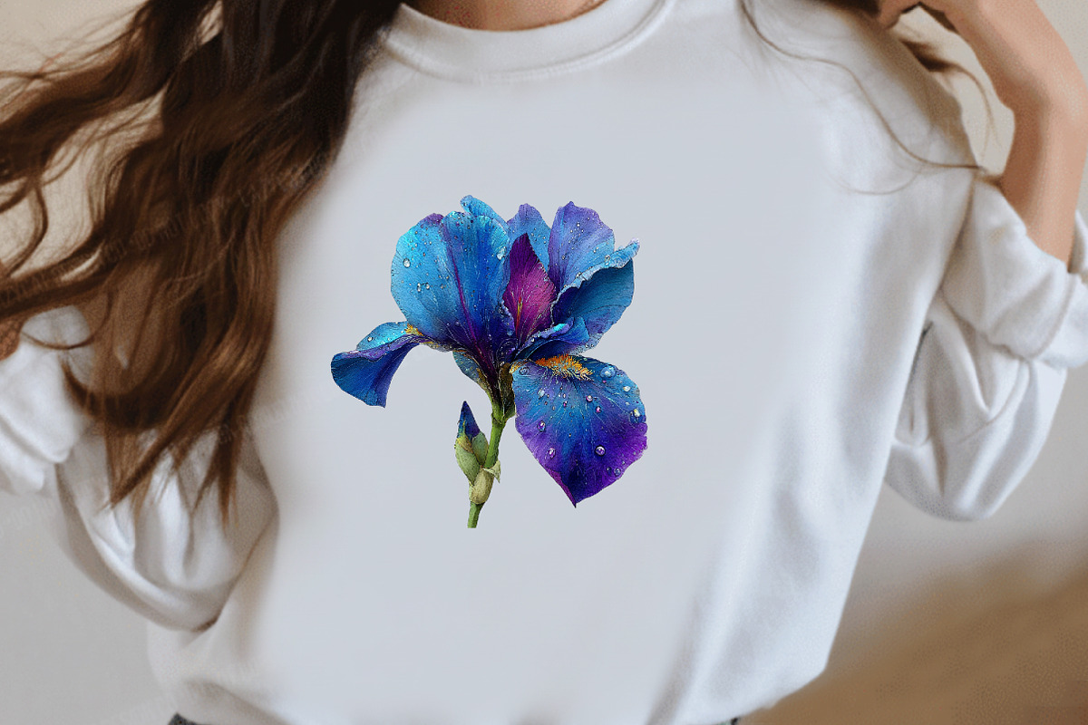 Wild Iris Clipart, an Illustration by Designworld (Photo 8 of 10)